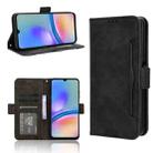 For Samsung Galaxy A05s 4G Skin Feel Calf Texture Card Slots Leather Phone Case(Black) - 1