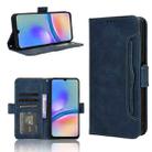 For Samsung Galaxy A05s 4G Skin Feel Calf Texture Card Slots Leather Phone Case(Blue) - 1
