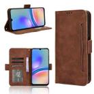 For Samsung Galaxy A05s 4G Skin Feel Calf Texture Card Slots Leather Phone Case(Brown) - 1