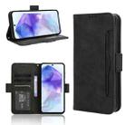 For Samsung Galaxy A55 5G Skin Feel Calf Texture Card Slots Leather Phone Case(Black) - 1