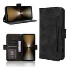 For Sony Xperia 1 VI 2024 Skin Feel Calf Texture Card Slots Leather Phone Case(Black) - 1