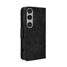 For Sony Xperia 1 VI 2024 Skin Feel Calf Texture Card Slots Leather Phone Case(Black) - 3