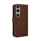 For Sony Xperia 1 VI 2024 Skin Feel Calf Texture Card Slots Leather Phone Case(Brown) - 3