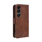 For Sony Xperia 1 VII Skin Feel Calf Texture Card Slots Leather Phone Case(Brown) - 3