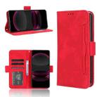 For Sharp Aquos R8 Pro Skin Feel Calf Texture Card Slots Leather Phone Case(Red) - 1