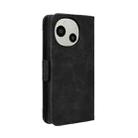 For Sharp Aquos R9 Skin Feel Calf Texture Card Slots Leather Phone Case(Black) - 3