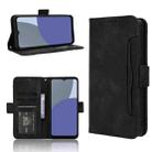 For Sharp Aquos wish4 Skin Feel Calf Texture Card Slots Leather Phone Case(Black) - 1