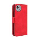 For Sharp Aquos wish4 Skin Feel Calf Texture Card Slots Leather Phone Case(Red) - 3