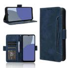 For Sharp Aquos wish4 Skin Feel Calf Texture Card Slots Leather Phone Case(Blue) - 1