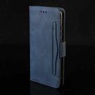 For Sharp Aquos wish4 Skin Feel Calf Texture Card Slots Leather Phone Case(Blue) - 2