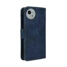 For Sharp Aquos wish4 Skin Feel Calf Texture Card Slots Leather Phone Case(Blue) - 3