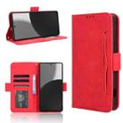 For Sharp Aquos R9 Pro Skin Feel Calf Texture Card Slots Leather Phone Case(Red) - 1