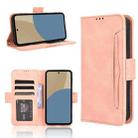 For Sharp Aquos Sense9 Skin Feel Calf Texture Card Slots Leather Phone Case(Pink) - 1