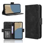 For Sharp Aquos Sense9 Skin Feel Calf Texture Card Slots Leather Phone Case(Black) - 1