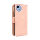 For Sharp Aquos wish5 Skin Feel Calf Texture Card Slots Leather Phone Case(Pink) - 3