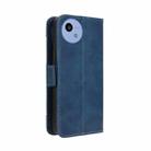 For Sharp Aquos wish5 Skin Feel Calf Texture Card Slots Leather Phone Case(Blue) - 3