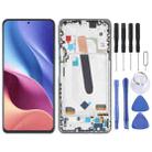 OLED LCD Screen For Xiaomi Redmi K40 Pro+ Digitizer Full Assembly with Frame(Blue) - 1