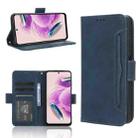 For Xiaomi Redmi Note 12S 4G Skin Feel Calf Texture Card Slots Leather Phone Case(Blue) - 1