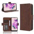 For Xiaomi Redmi Note 12S 4G Skin Feel Calf Texture Card Slots Leather Phone Case(Brown) - 1