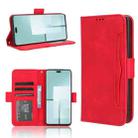 For Xiaomi Civi 3 Skin Feel Calf Texture Card Slots Leather Phone Case(Red) - 1