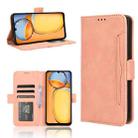 For Xiaomi Redmi 13C 4G / Poco C65 4G Skin Feel Calf Texture Card Slots Leather Phone Case(Pink) - 1