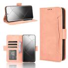 For Xiaomi 14 Pro Skin Feel Calf Texture Card Slots Leather Phone Case(Pink) - 1