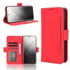 For Xiaomi 14 Pro Skin Feel Calf Texture Card Slots Leather Phone Case(Red) - 1