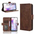 For Xiaomi Redmi 13C 5G / 13R 5G Skin Feel Calf Texture Card Slots Leather Phone Case(Brown) - 1