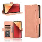 For Xiaomi Redmi Note 13 Pro 4G Global Skin Feel Calf Texture Card Slots Leather Phone Case(Pink) - 1