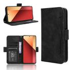 For Xiaomi Redmi Note 13 Pro 4G Global Skin Feel Calf Texture Card Slots Leather Phone Case(Black) - 1