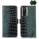 For Xiaomi Redmi K60 / K60 Pro 5G / Poco F5 Pro Crocodile Top Layer Cowhide Leather Phone Case(Green) - 1