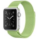 For Apple Watch Series 9&8&7 41mm / SE 3&SE 2&6&SE&5&4 40mm / 3&2&1 38mm Milanese Loop Magnetic Stainless Steel Watch Band(Mint Green) - 1