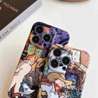 For iPhone 12 Precise Hole Oil Painting Pattern PC Phone Case(Tobacco Pipe) - 3