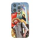 For iPhone 12 Precise Hole Oil Painting Pattern PC Phone Case(Edifice) - 1
