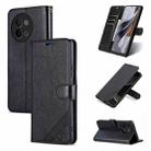 For vivo S18e AZNS Sheepskin Texture Flip Leather Phone Case(Black) - 1