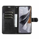 For vivo S19 Pro AZNS Sheepskin Texture Flip Leather Phone Case(Black) - 3