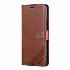 For vivo X200 Pro AZNS Sheepskin Texture Flip Leather Phone Case(Brown) - 2
