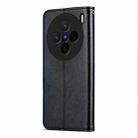 For vivo X200 AZNS Sheepskin Texture Flip Leather Phone Case(Black) - 3