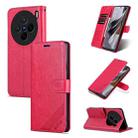 For vivo X200 AZNS Sheepskin Texture Flip Leather Phone Case(Red) - 1
