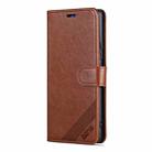 For vivo X200 AZNS Sheepskin Texture Flip Leather Phone Case(Brown) - 2