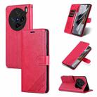 For vivo X200 Pro mini AZNS Sheepskin Texture Flip Leather Phone Case(Red) - 1