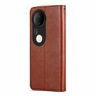 For vivo S20 Pro AZNS Sheepskin Texture Flip Leather Phone Case(Brown) - 3