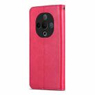 For vivo Y300 AZNS Sheepskin Texture Flip Leather Phone Case(Red) - 3