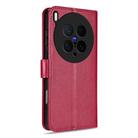 For vivo X200 Ultra AZNS Sheepskin Texture Flip Leather Phone Case(Red) - 3