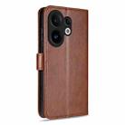 For vivo S30 AZNS Sheepskin Texture Flip Leather Phone Case(Brown) - 5