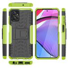 For Motorola Moto G Power 5G 2023 Tire Texture TPU + PC Phone Case with Holder(Green) - 2