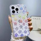 For iPhone 14 Pro Max Little Star Series Glitter Powder TPU Phone Case(Lucky Clover) - 1