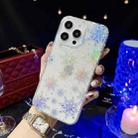 For iPhone 14 Pro Max Little Star Series Glitter Powder TPU Phone Case(Snowflake) - 1