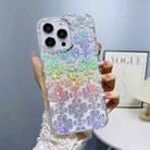 For iPhone 13 Little Star Series Glitter Powder TPU Phone Case(Clover) - 1
