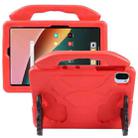 For Samsung Galaxy Tab S7 / S8 Children EVA Shockproof Tablet Case with Thumb Bracket(Red) - 1
